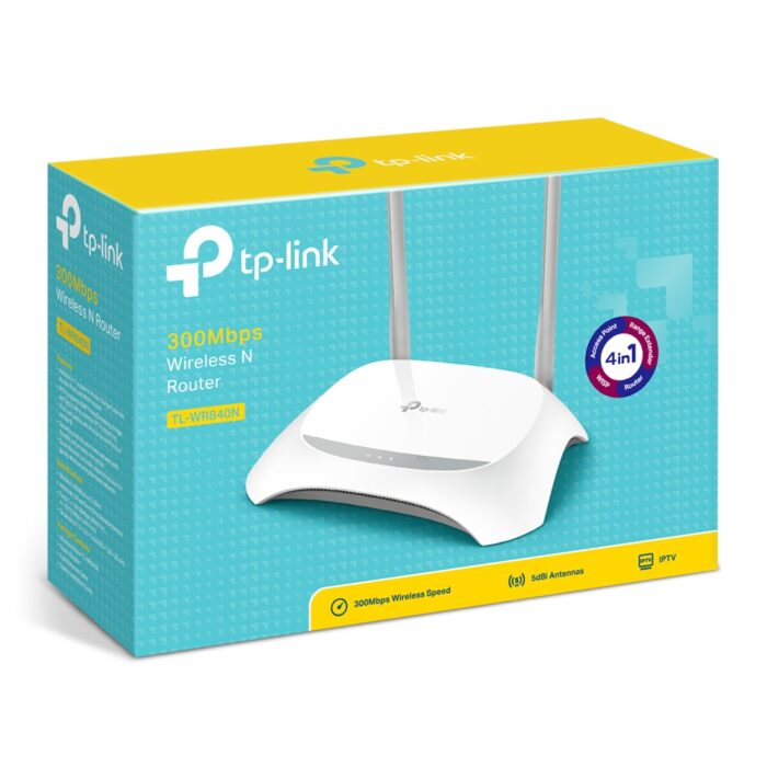 TP Link 300 Mbps Transmission Wireless Router TL-WR840N - Image 1