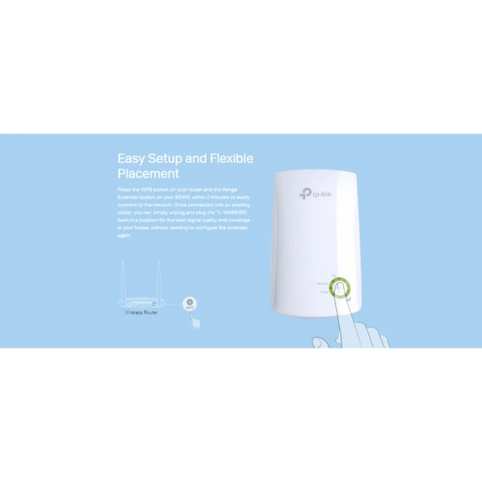 TP-LINK TL-WA854RE 300Mbps Wall-Plug Wi-Fi Range Extender with Smart Signal Indicator, Tether App Control & Night Mode - Image 7