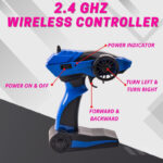 1/10 2.4G RC High Speed 4WD Racing Trailer Truck With Light-Transmitting Body - Image 5