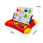 32 PCS Magnetic 2 In 1 Colorful Drawing Learning Case For Kids - Image 3