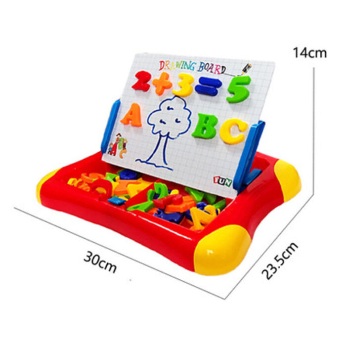 32 PCS Magnetic 2 In 1 Colorful Drawing Learning Case For Kids - Image 3