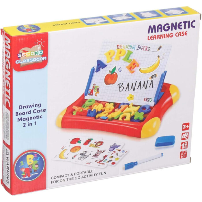 32 PCS Magnetic 2 In 1 Colorful Drawing Learning Case For Kids - Image 6