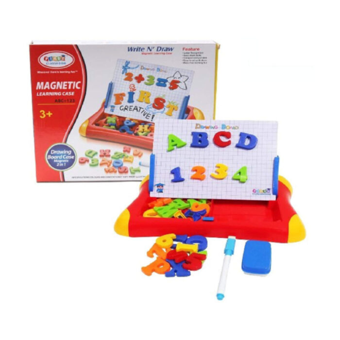 32 PCS Magnetic 2 In 1 Colorful Drawing Learning Case For Kids - Image 9