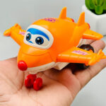 Creative Friction Powered Cute Cartoon Transformer Plane Toy - Image 4