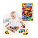 Set Of 4 Durable Friction Powered Construction Vehicles For Kids - Image 3