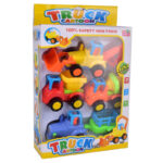 Set Of 4 Durable Friction Powered Construction Vehicles For Kids - Image 6