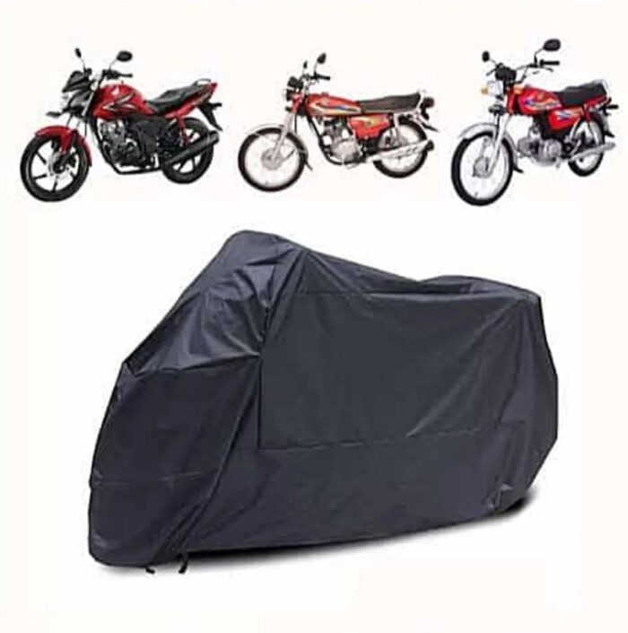 Bike Cover Dust Proof Universal 70 and 125 Scratch & Rust Proof Cover ( Random Color ) - Image 1
