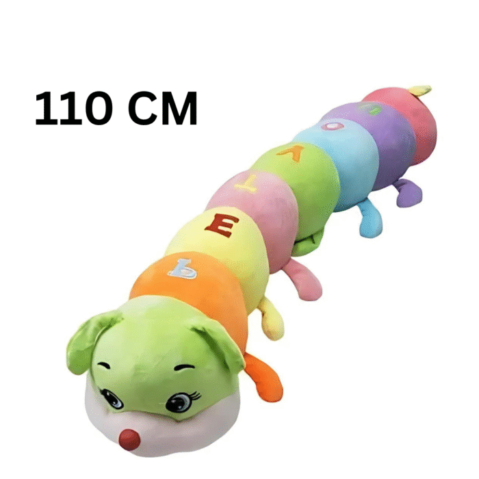 110 Cm - Caterpillar Figures Plush Toy - Stuffed Charm Caterpillar Pillow Toy | Colorful Figure Sleeping Plush Toy - Image 1