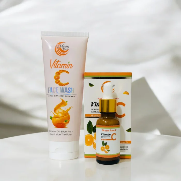 (pack of 2 )Vitamin C Face Wash + Vitamin C Face Serum - Image 1