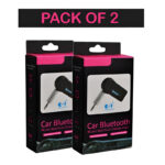 Pack of 2 Bluetooth 5.0 Transmitter Adapters with 3.5mm Audio Jack - Wireless Music Handsfree Car AUX Headphone Receivers - Image 8