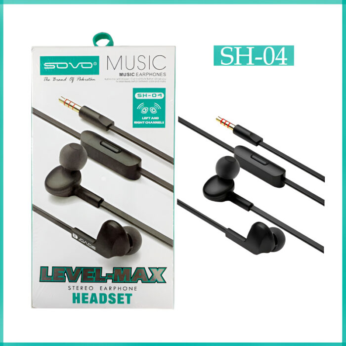 SOVO SH-04 Level-Max High-Quality Sound With Powerful Bass Handsfree - Image 1