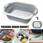 4-In-1 Multiboard High Quality Drain Basket Foldable For Kitchen Fruits - Image 4