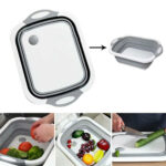4-In-1 Multiboard High Quality Drain Basket Foldable For Kitchen Fruits - Image 6