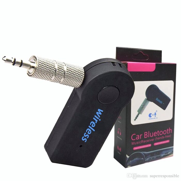 Bluetooth 5.0 Transmitter Adapter With 3.5mm Audio Jack Wireless Music Handsfree Car AUX Headphone Receiver - Image 1