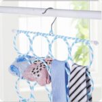 28 Holes Multifunction Scarf Hanger Multi Scarves Display Ties Belt Organizer Storage Holder - Image 9