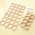 28 Holes Multifunction Scarf Hanger Multi Scarves Display Ties Belt Organizer Storage Holder - Image 3