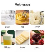 DH-133 Scarlett Multifunctional 7 Speed Mini Mixer Electric Food Blender Scarlett Handheld Mixer Egg Beater Automatic Cream Food Cake Baking Dough Mixer - Image 6