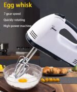 DH-133 Scarlett Multifunctional 7 Speed Mini Mixer Electric Food Blender Scarlett Handheld Mixer Egg Beater Automatic Cream Food Cake Baking Dough Mixer - Image 5