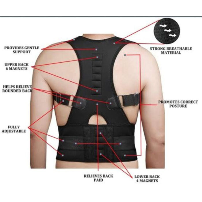 Real Doctor Plus Adjustable Posture Support Belt For Men And Women - Image 9