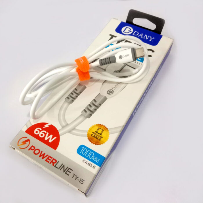 TY-15 66W High-Quality Type-C To Type-C Charging And Data Cable - Image 9