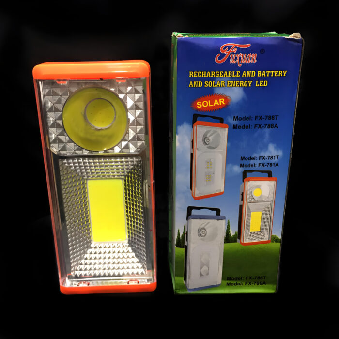 Versatile Mini Portable LED Emergency Lamp Rechargeable Battery And Solar Charging - Image 3