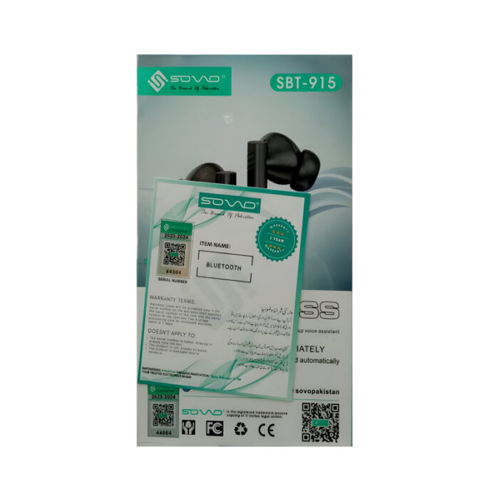 SOVO Orion-V SBT-915 High-Fidelity Super Bass Airpods - Image 5