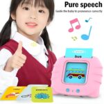 Audible Flash cards Baby Reading Machine for kids early learning English | Montessori Toddlers Gifts (random color ) - Image 7