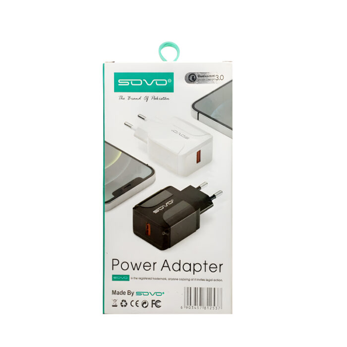 SOVO SE-53 Hi-Speed 20W Quick Charge High-Quality Adapter - Image 5