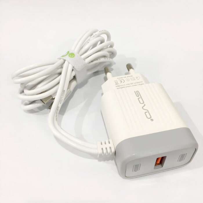 SOVO Combo SG-101 3.4A Quick Charger With Dual Attached Cables - Image 5