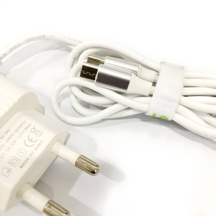 SOVO Combo SG-101 3.4A Quick Charger With Dual Attached Cables - Image 8