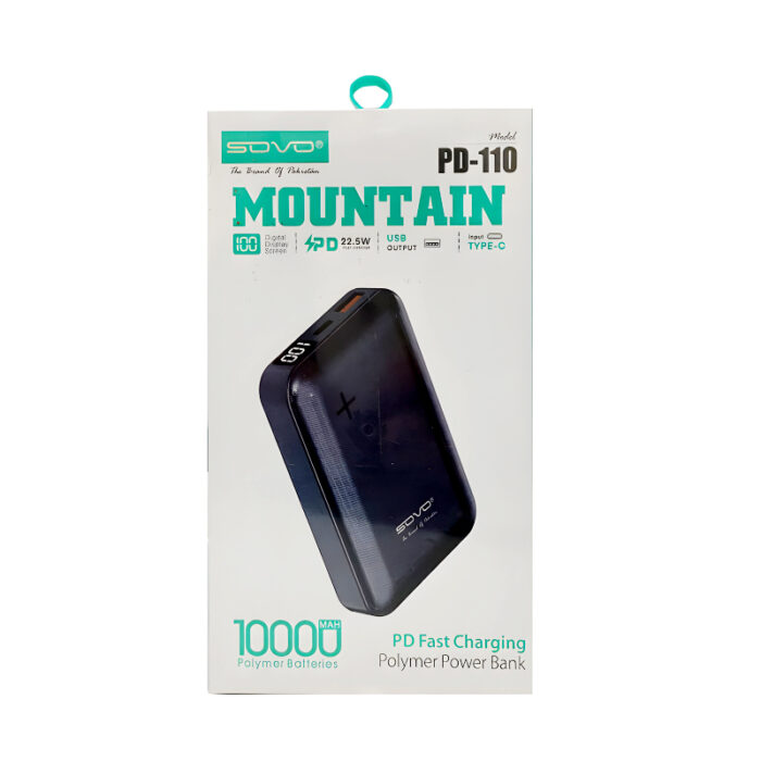 SOVO PD-110 MOUNTAIN 10000mAh Portable Charger Power Bank - Image 5