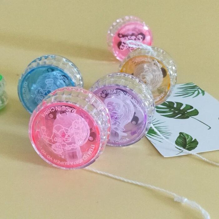 Pack of 12 Led Toys Yo yo Sport Toys Yo Yo Flashing Plastic for Kids - Image 1
