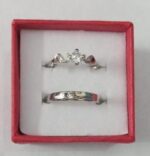 1 Pair of Couple ring for engagement and friendship gift | Stainless steel ring - Image 2