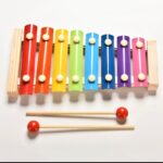 8 Scale Xylophone Percussion Instrument Hand Knock Piano Children Musical Toy - Image 2
