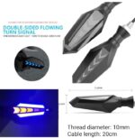 Bike Indicator Slide Arrow Running Style With Lava DRL Red - Yellow 2 Pcs Set - Image 3