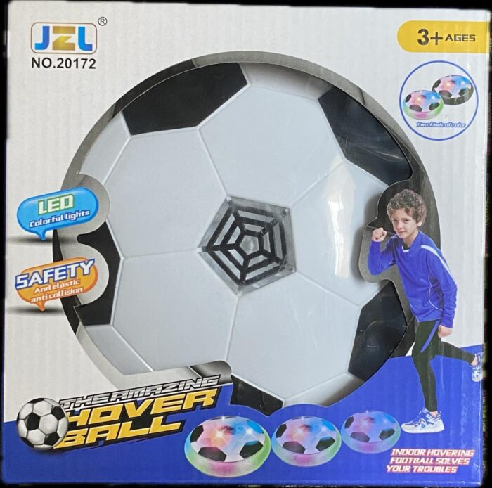 Hover Ball with Lights Air Floating Soccer Toy with LED Lights and Foam Bumper, Indoor Games for Kids - Image 3