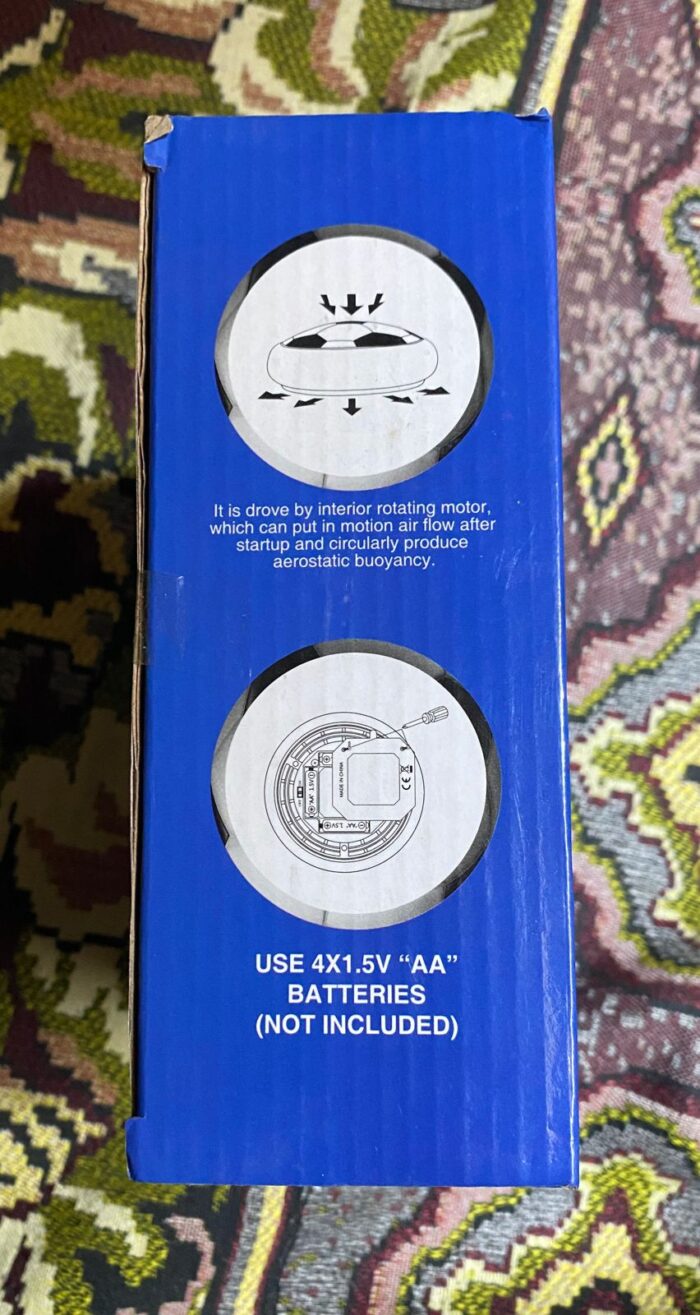 Hover Ball with Lights Air Floating Soccer Toy with LED Lights and Foam Bumper, Indoor Games for Kids - Image 4