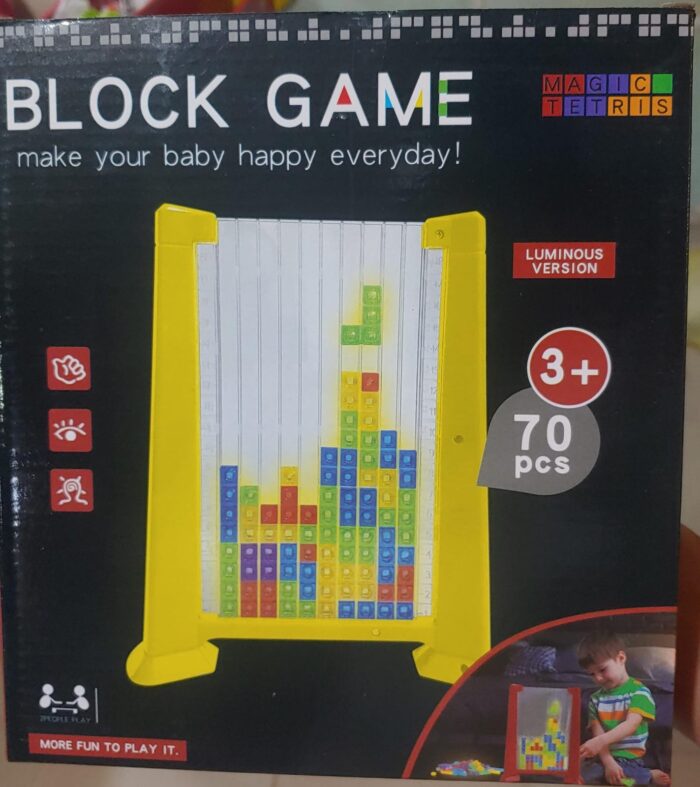 Color Pattern Block Mind Game Challenge | Kids Educational Toy Building Blocks | Kids Educational Toy Building Blocks | Tetris Learning Toy for Children, Tetris Game Children (Random colors) - Image 13