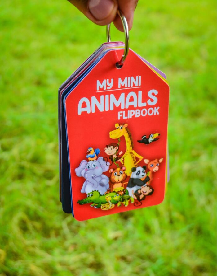 My Mini Animal Learning Flipbook | educational Cards for Kids Pre Elementory |  Baby Learning Toys Kids Gift Pre-kindergarten - Image 2