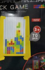 Color Pattern Block Mind Game Challenge | Kids Educational Toy Building Blocks | Kids Educational Toy Building Blocks | Tetris Learning Toy for Children, Tetris Game Children (Random colors) - Image 3