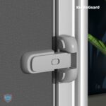 Child Safety Fridge Lock , Baby Safety Refrigerator Freezer Door Lock, No Tools Need or Drill (Grey) - 1 PC - Image 18