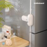 Child Safety Fridge Lock , Baby Safety Refrigerator Freezer Door Lock, No Tools Need or Drill (Grey) - 1 PC - Image 20