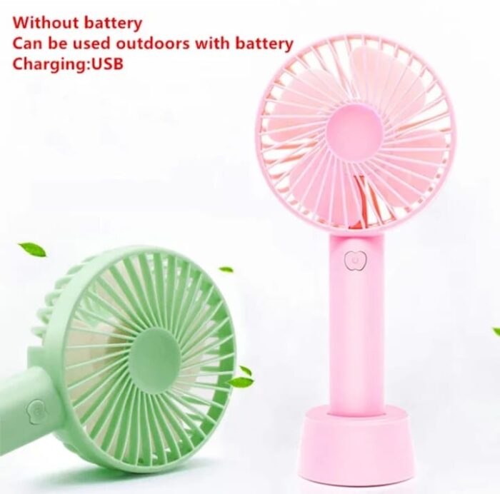 Handheld Mini Fan Usb Portable Rechargeable Fan (random Colors) - Image 4
