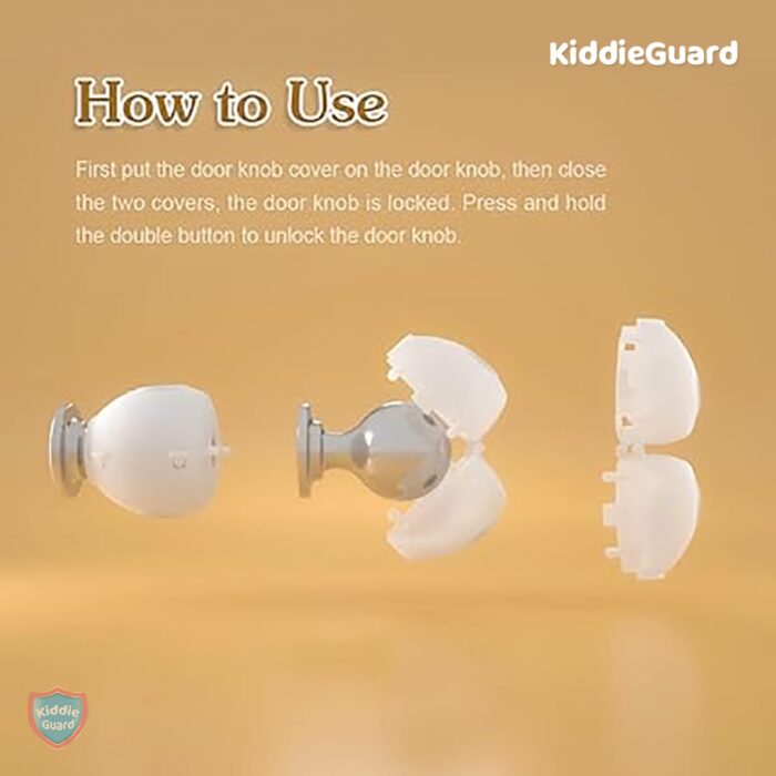 2 pcs door knob cover Baby Safety Door Knob Covers Doorknob Locks Child Children Kids Proof(random color ) - Image 10