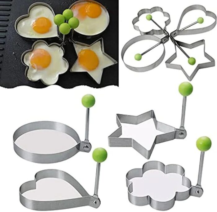 WhatsApp-Image-2024-05-25-at-11.52.11-AM-1.jpeg Pack of 4 New Mould Style Fried Egg Pancake Shaper | Egg Shaper Kitchen Tools Star, Heart, Round, Flower Shaped Stainless Steel - Image 1