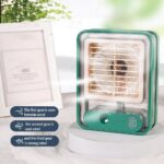Rechargeable Mini Mist Humidifier Fan Portable Desktop Air Conditioner USB Mini Air Cooler Fan Water Cooling Fan with 3 Speed Spray Humidifier Purifier Indoor,Outdoor  (Random Color) - Image 4