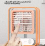 Rechargeable Mini Mist Humidifier Fan Portable Desktop Air Conditioner USB Mini Air Cooler Fan Water Cooling Fan with 3 Speed Spray Humidifier Purifier Indoor,Outdoor  (Random Color) - Image 7