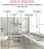 Transparent Kitchen Oil-Proof Wall Sticker Heat-Resistant Self-Adhesive 200 x 60cm - Image 5