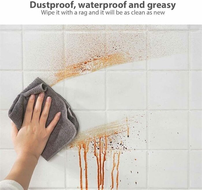 Transparent Kitchen Oil-Proof Wall Sticker Heat-Resistant Self-Adhesive 200 x 60cm - Image 7