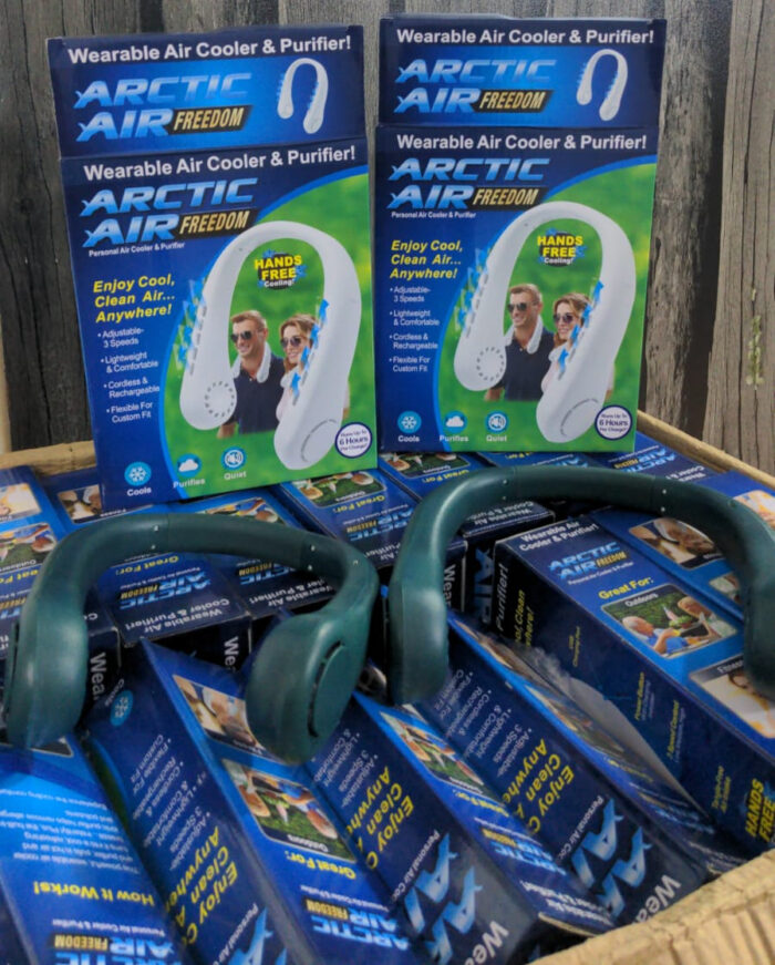 Arctic Air Hanging Neck Fan High Wind 3 Speed Adjustable USB Charging Portable Quiet Super Long Life Outdoor Sports Office Camping (Random Color) - Image 3